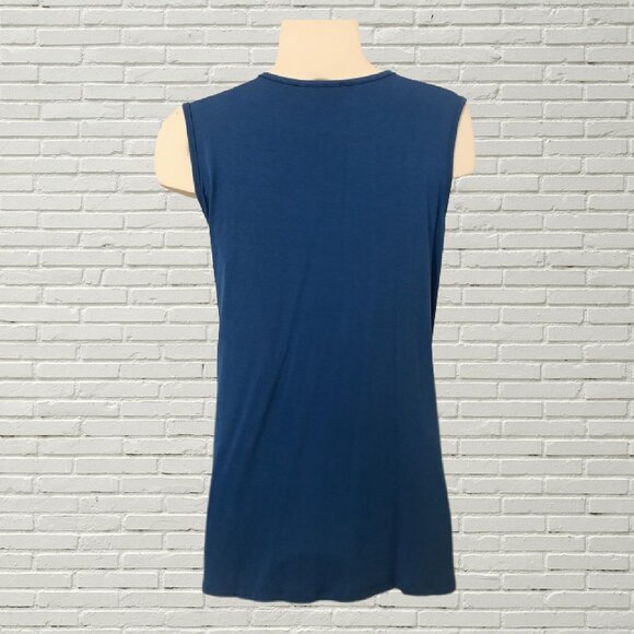 SUNNY LEIGH Royal Blue Sleeveless Top - Picture 2 of 4